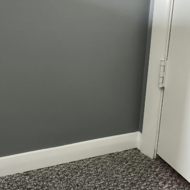 Drywall after repair